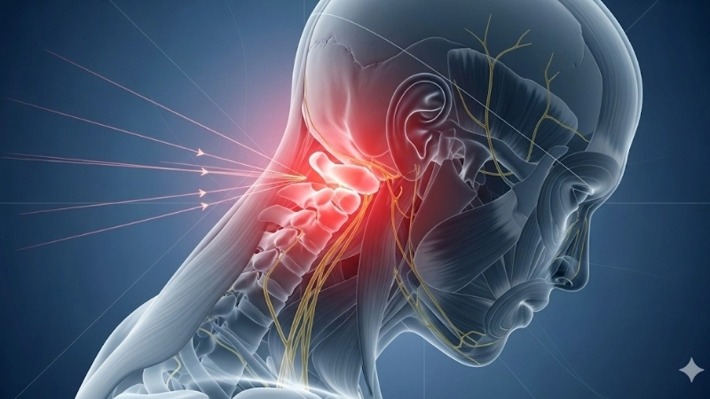  Cột sống cổ chịu áp lực lớn khi chúng ta sai tư thế trong thời gian dài