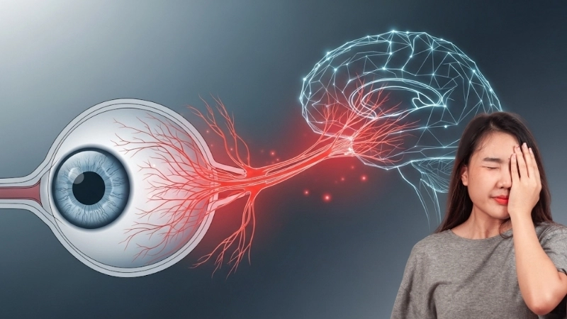  Kết nối giữa hệ thần kinh và các tín hiệu đau nhức mắt