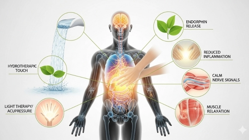 Sinh học cơ thể phản ứng tích cực với các biện pháp giảm đau tự nhiên