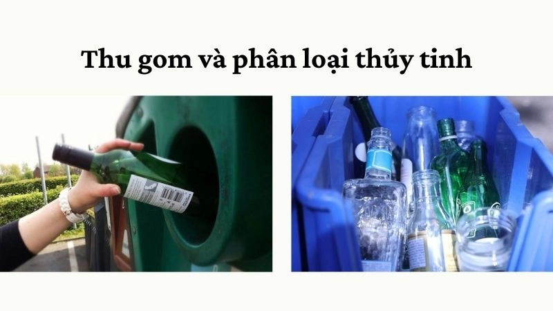Thu gom và phân loại thủy tinh