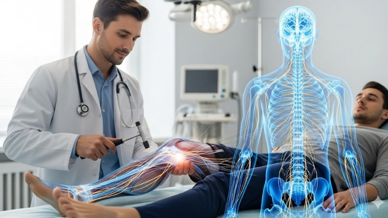  Việc kiểm tra hệ thần kinh giúp chẩn đoán chính xác nguyên nhân gây đau chân