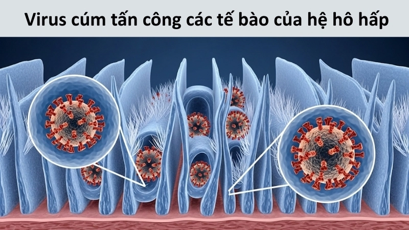 Vì sao chúng ta có thể bị cảm cúm? Vòng đời của virus cúm