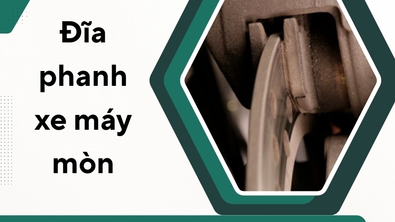 Nguyên nhân khiến đĩa phanh xe máy mòn nhanh chóng