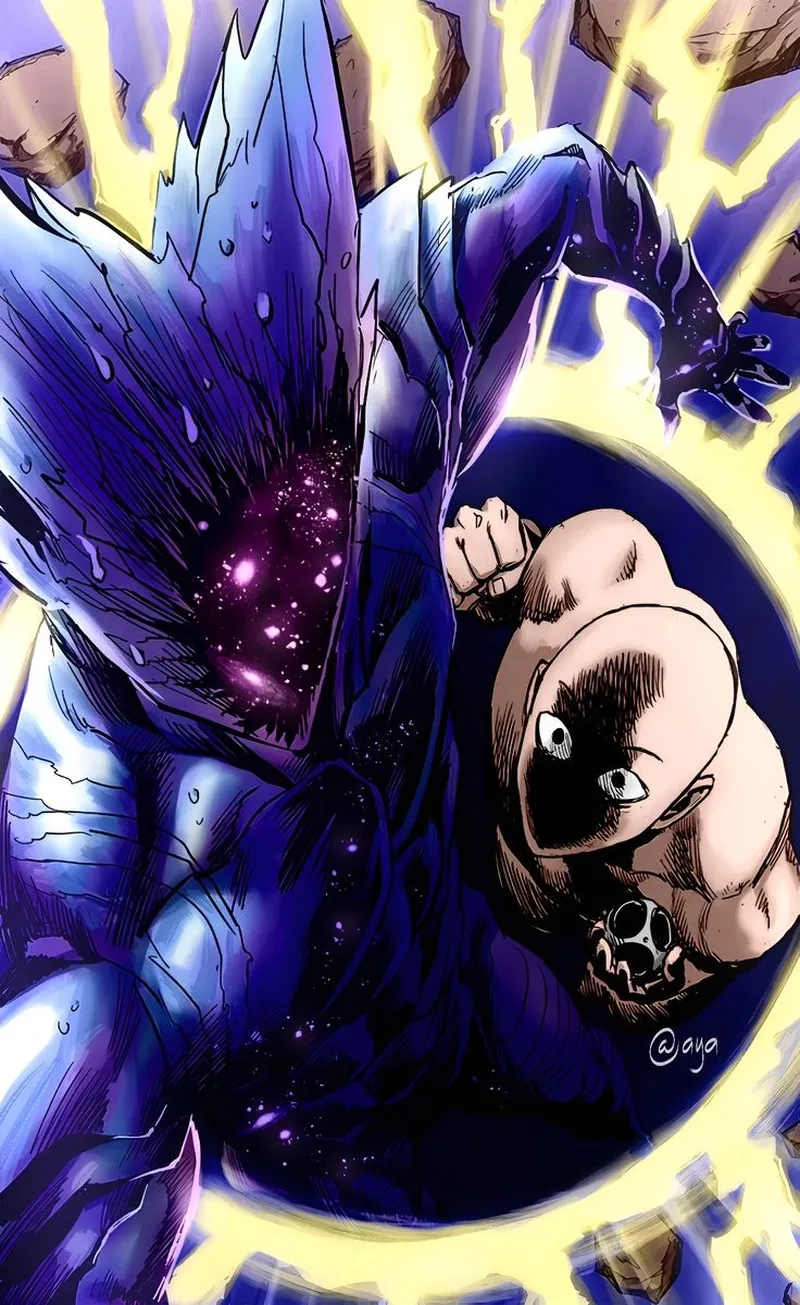 Ngắm cặp đối thủ nổi bật saitama x garou