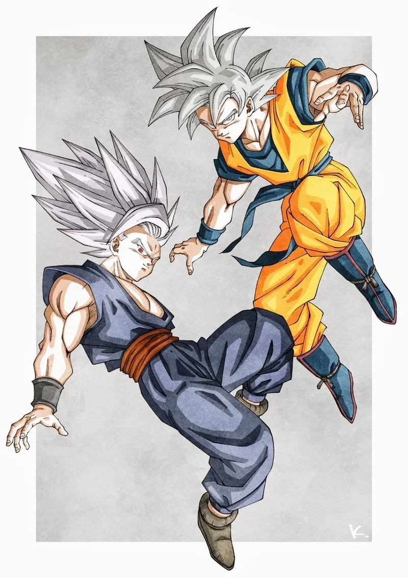 Hòa cùng sức mạnh vũ trụ goku and gohan