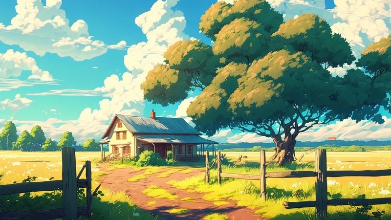 Thêm nét nghệ thuật với ảnh phong cảnh hoạt hình cho điện thoại