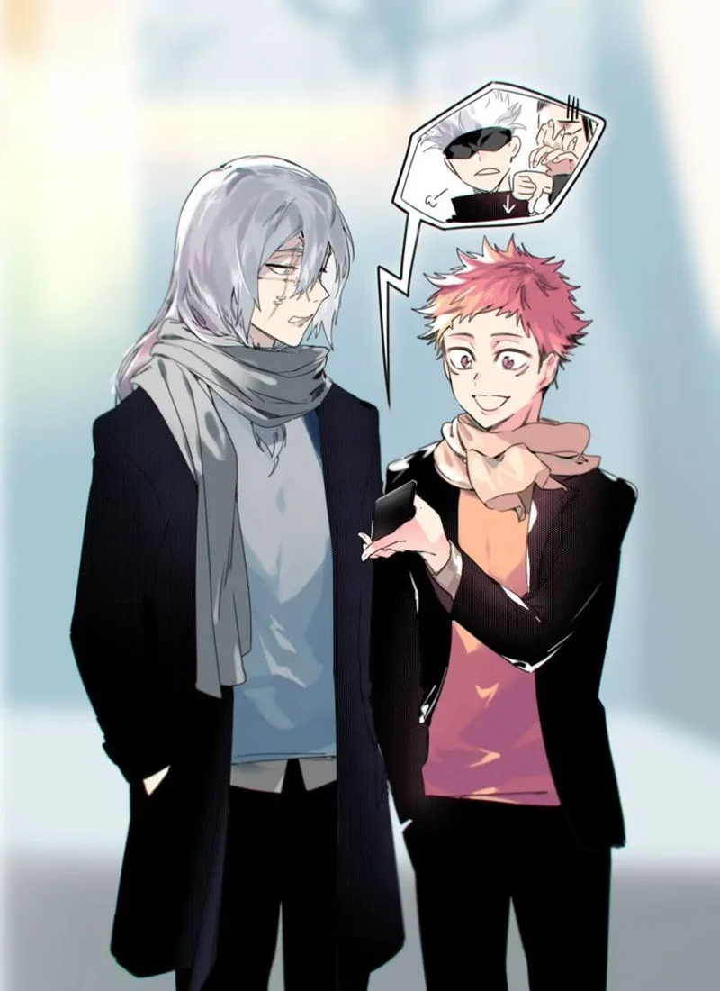 Biểu tượng kịch tính anime mahito x itadori