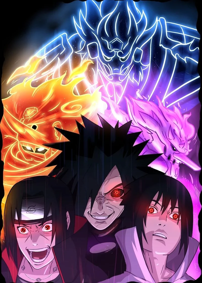 Cuộc đối đầu khốc liệt naruto và sasuke vs madara