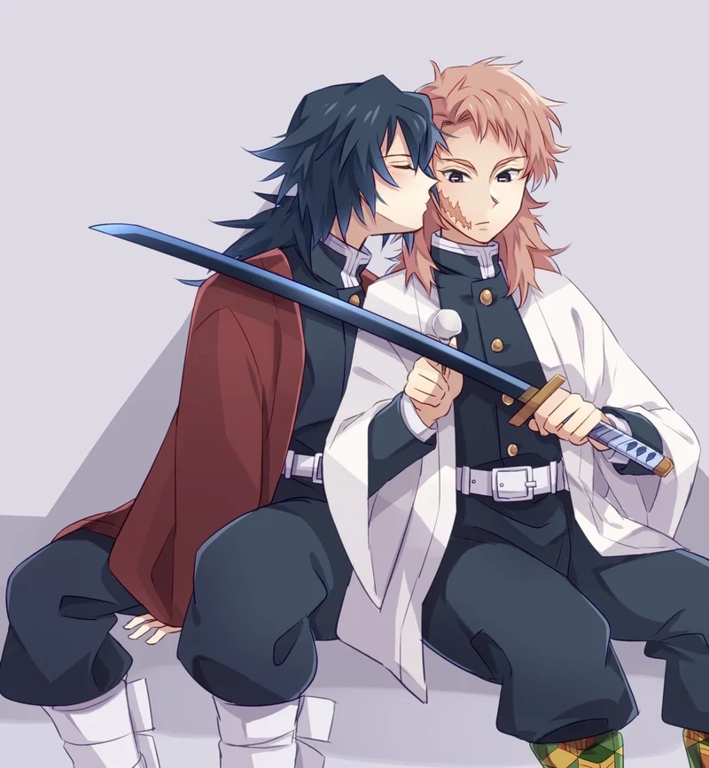 Biểu tượng cá tính anime giyuu tomioka x sabito