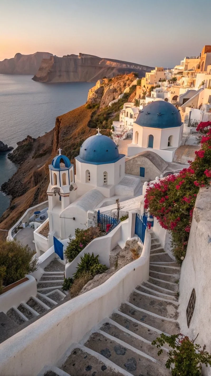 Khám phá hành trình thú vị qua du lịch đảo santorini