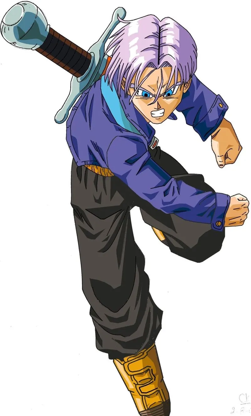 Thưởng thức mọi pha hành động với trunks dragon ball