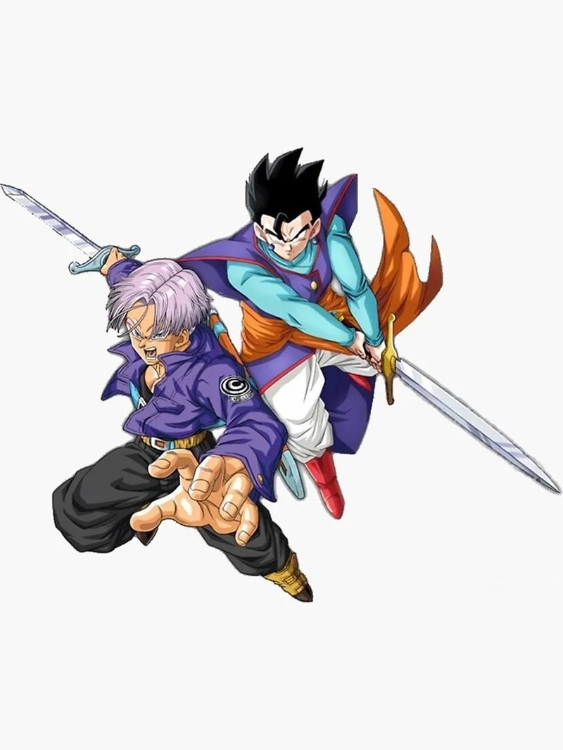 Hòa cùng anh hùng trẻ gohan x trunks