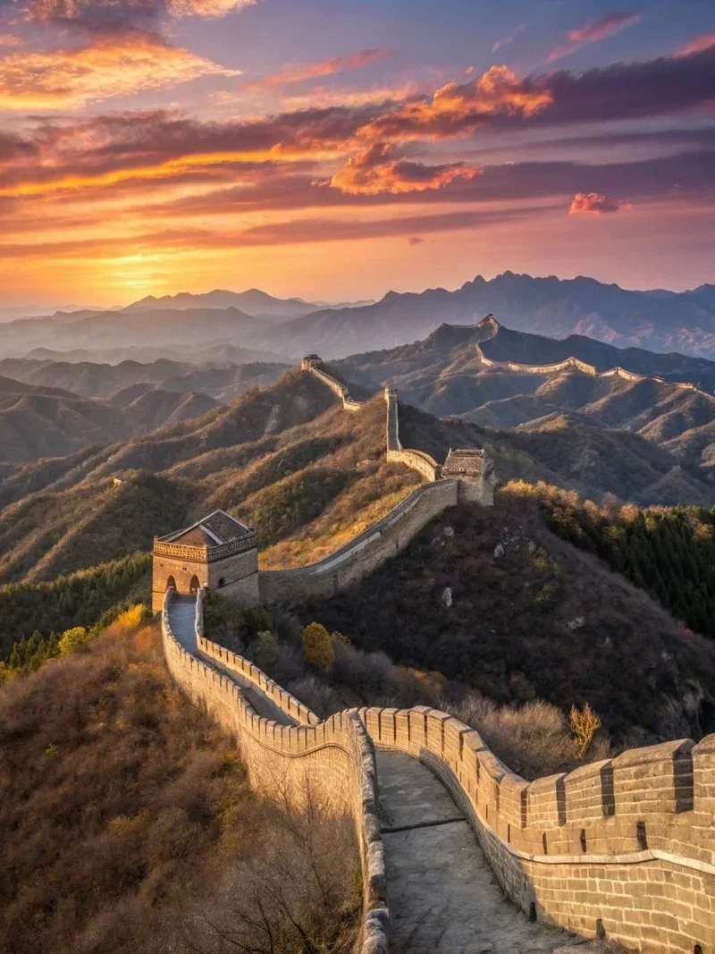 Thưởng thức vẻ đẹp qua hình ảnh của vạn lý trường thành