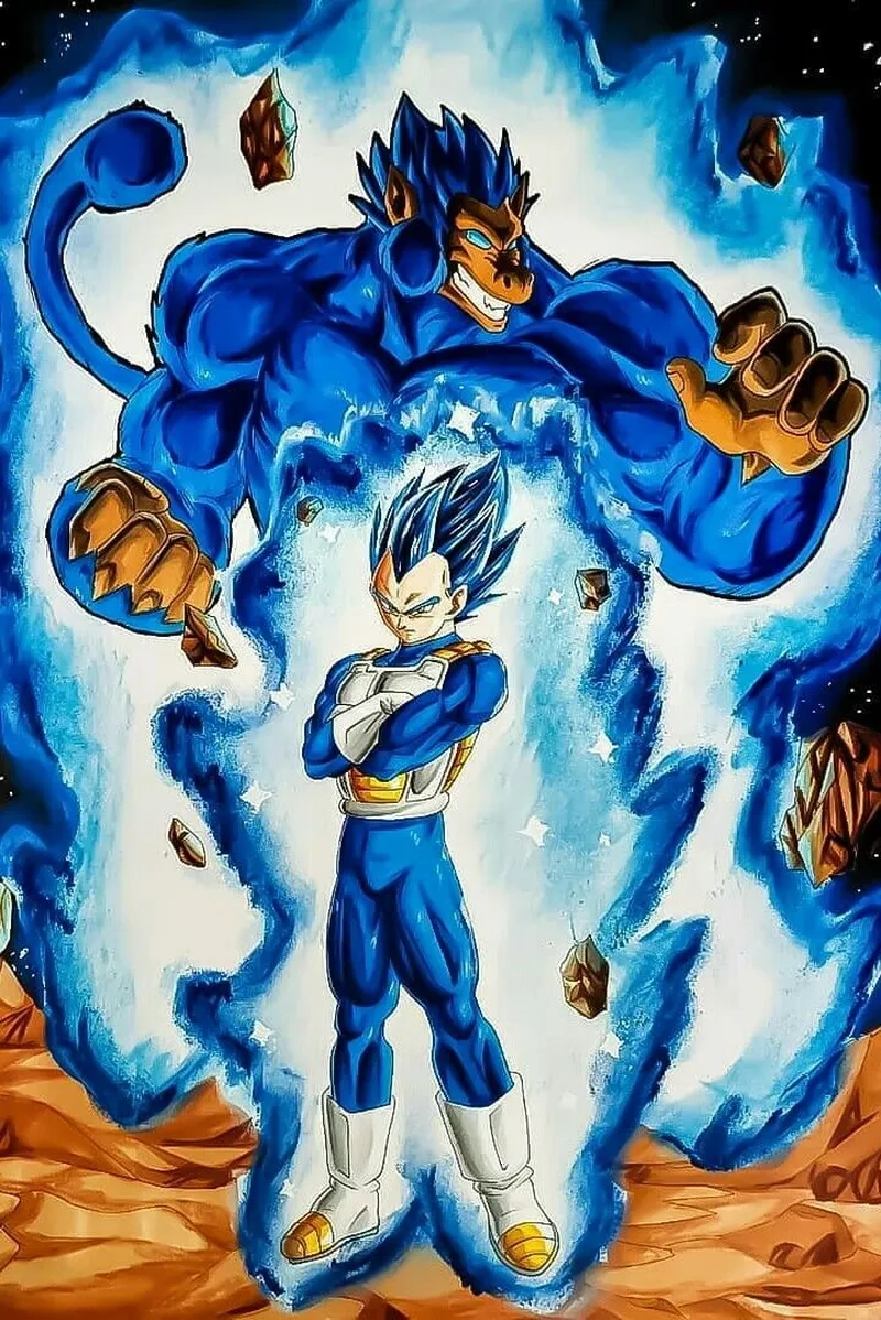 Ngắm nhìn phiên bản khổng lồ của oozaru vegeta