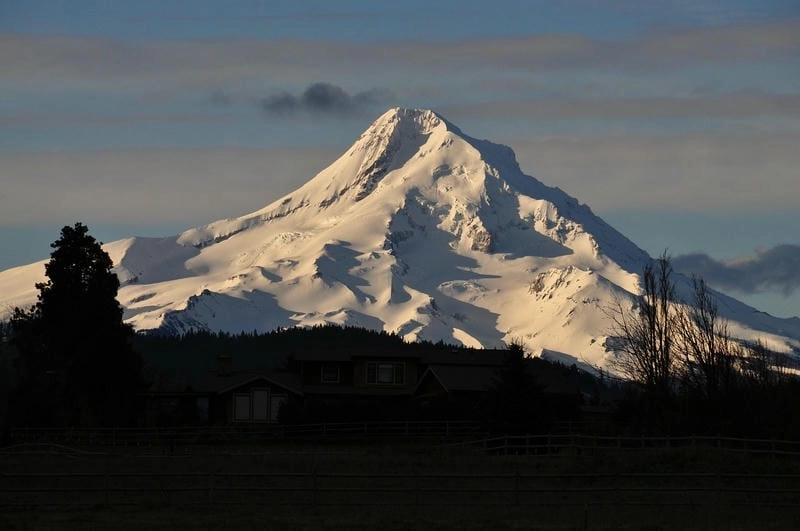 Check in núi Mount Hood với khung hình ngoạn mục