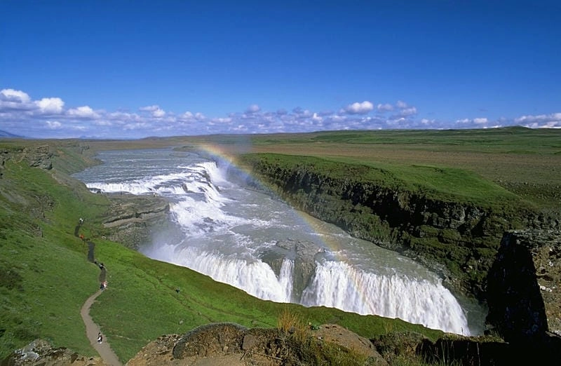 Check in thác Gullfoss với khung cảnh ấn tượng