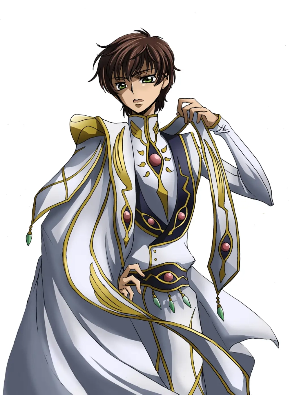 Kururugi Suzaku trong series Code Geass rất nổi bật