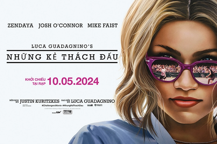 Zendaya trong vai Tashi Duncan trong phim Challengers