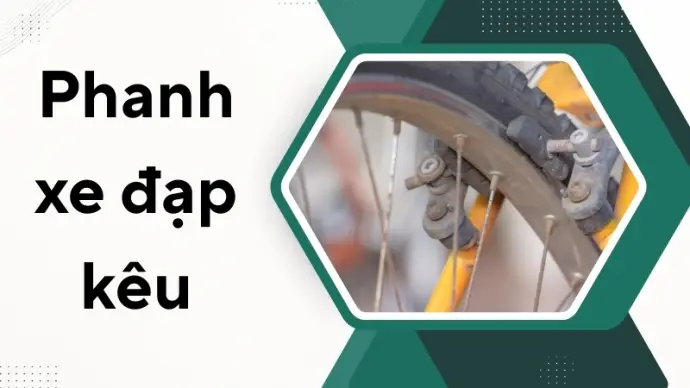 Nguyên nhân thường gặp khiến phanh xe đạp kêu khó chịu