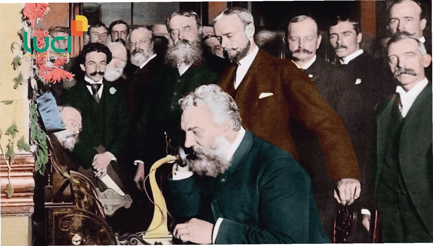 Alexander Graham Bell phát minh ra chiếc điện thoại đầu tiên trong cuộc cách mạng công nghiệp lần 2