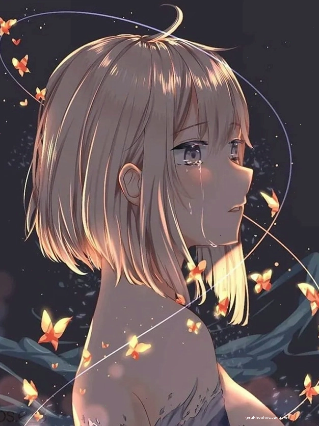 Ảnh anime khóc cười đầy tâm trạng và sâu sắc