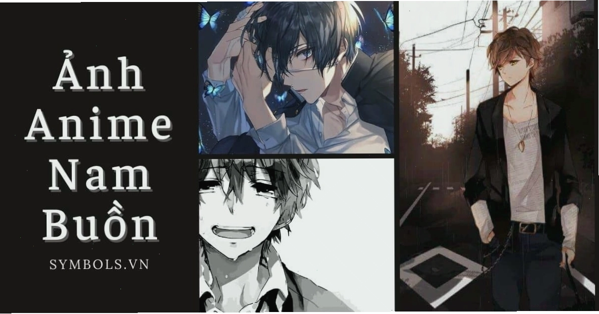 Ảnh Anime Nam buồn thể hiện sự cô đơn và suy tư