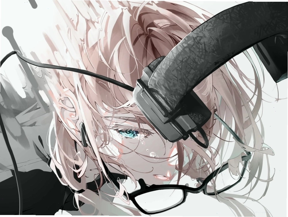 Ảnh anime nữ lạnh lùng vô cảm với ánh mắt sắc lạnh