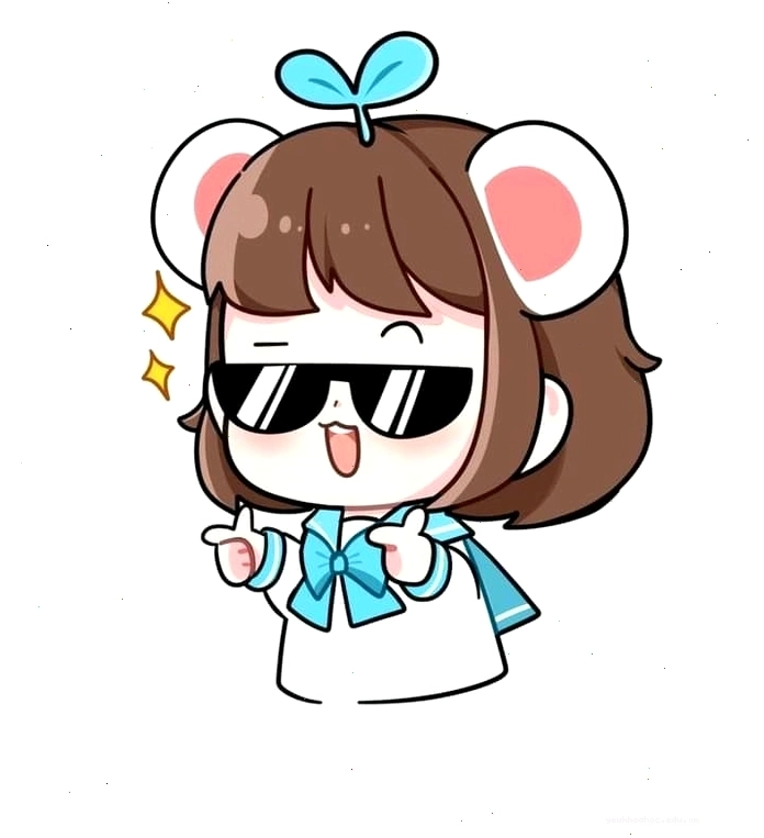 Ảnh nền Simmy anime chibi cute màu sắc tươi