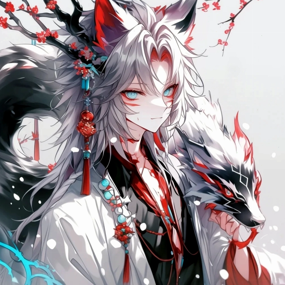 Anime nữ hồ ly với vẻ ngoài trưởng thành và quyến rũ