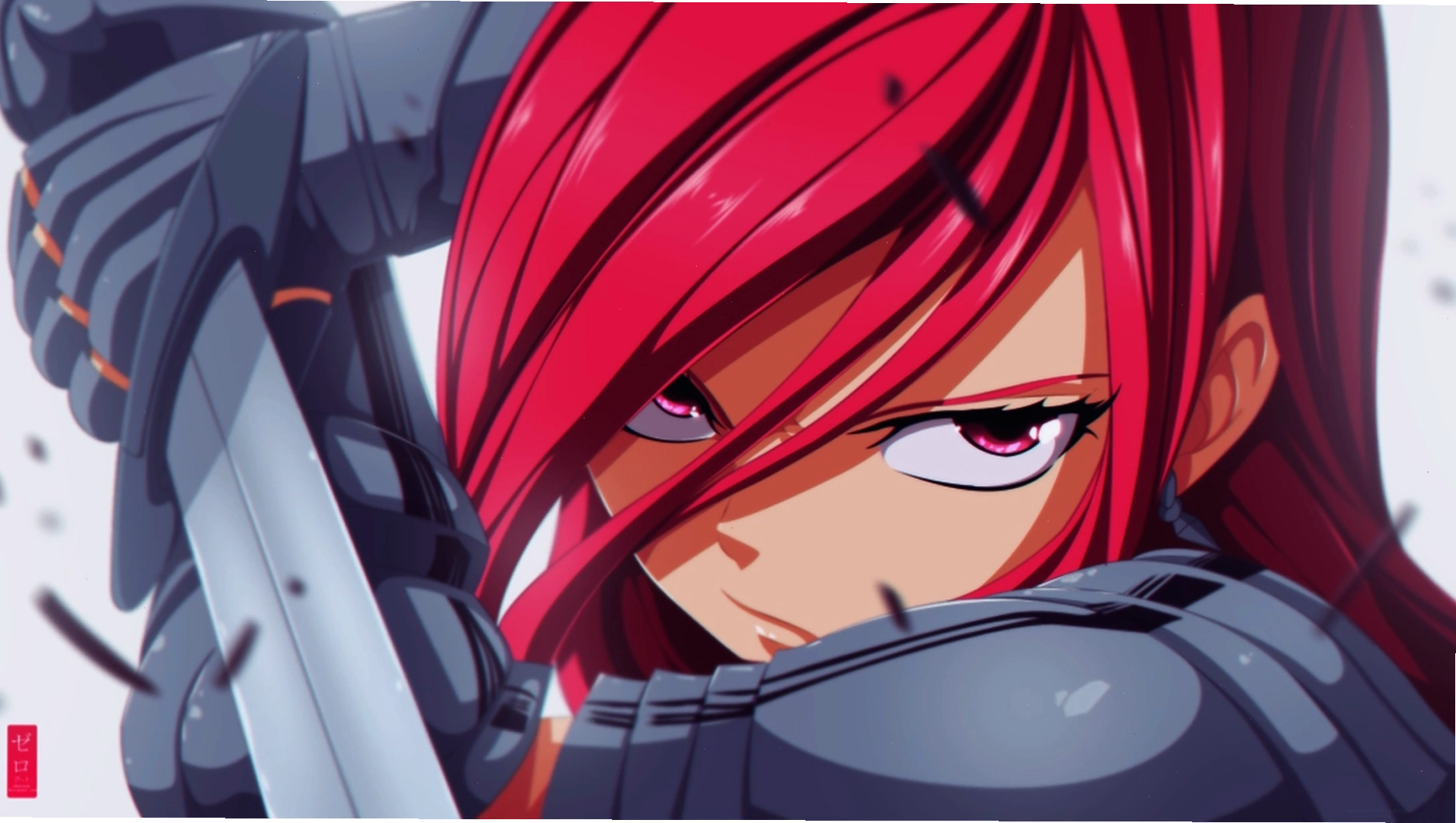 Anime tóc đỏ Erza Scarlet