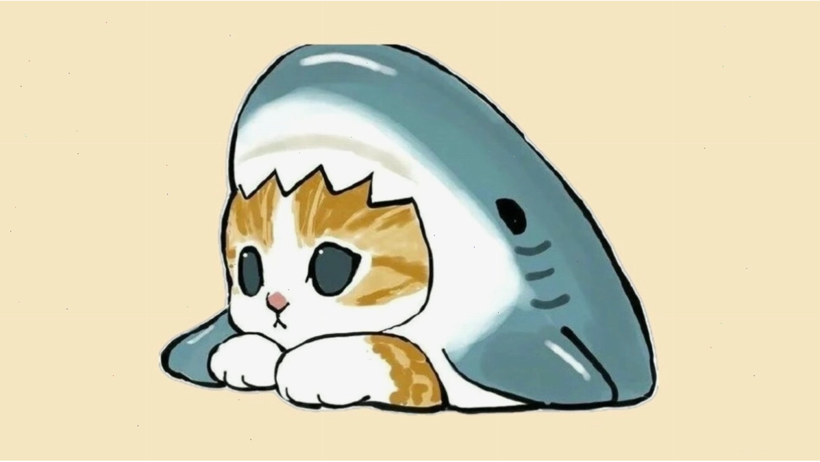Avatar mèo cute anime với biểu cảm tinh nghịch