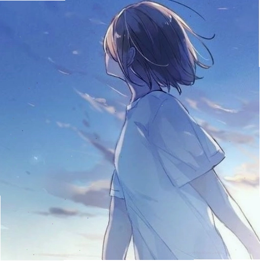 Avt anime buồn với gam màu trầm và hiệu ứng mờ ảo