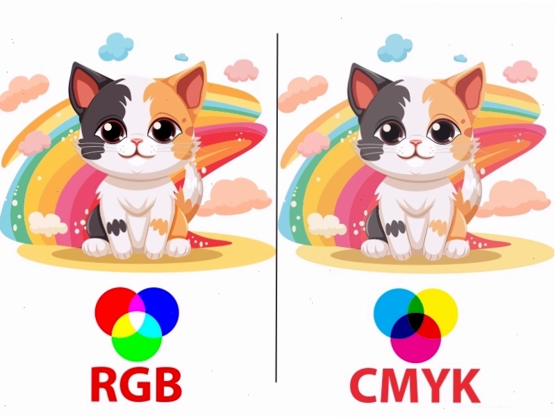 Bản in CMYK thể hiện các màu sắc