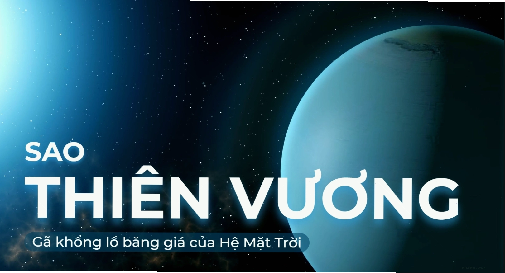 Băng giá trên bề mặt Sao Hải Vương