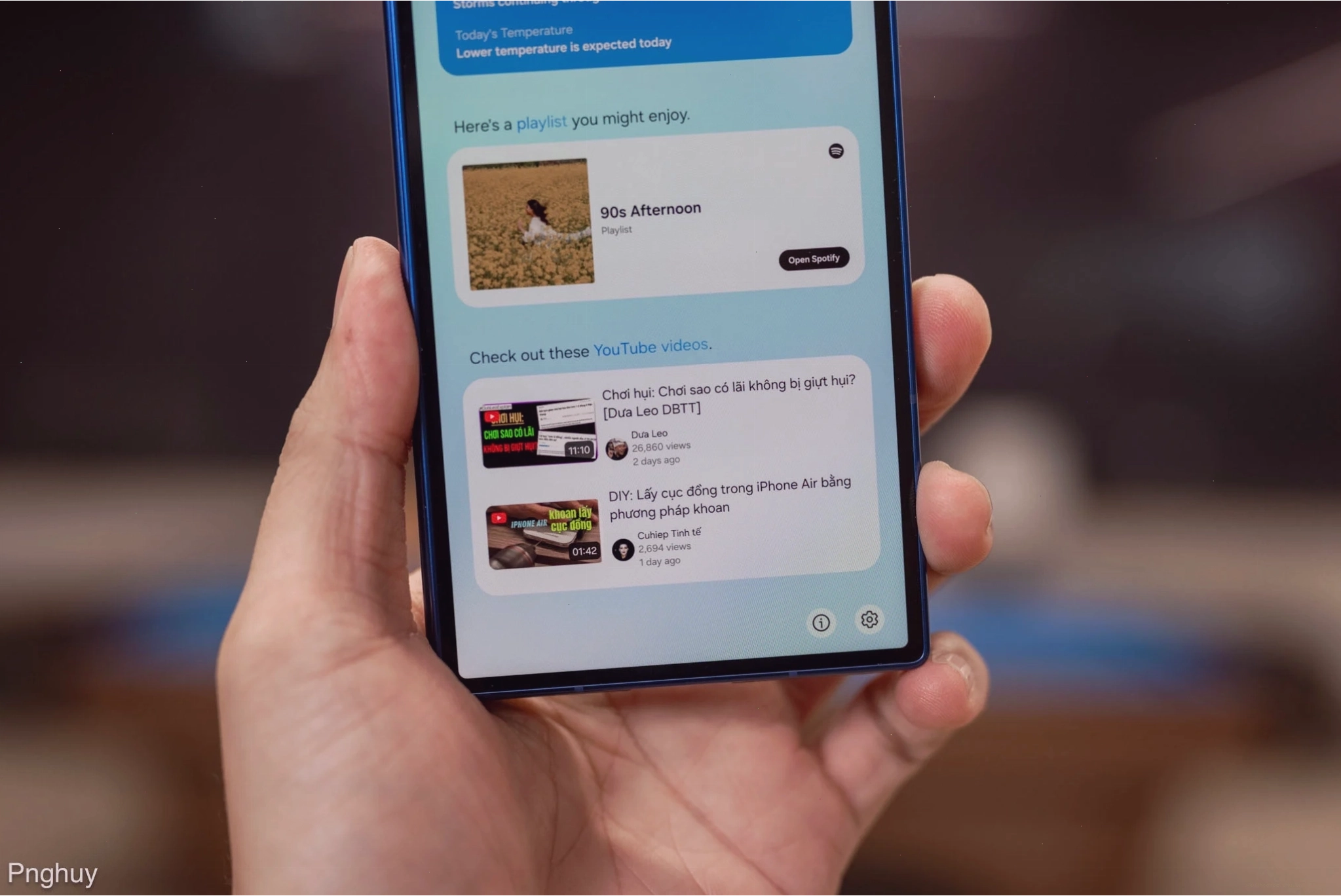 Biểu tượng pin trên giao diện One UI 8