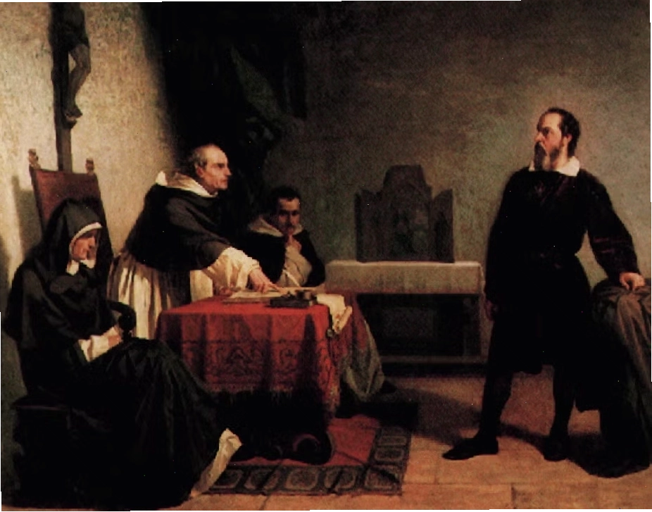 Bức tranh mô tả phiên tòa xét xử Galileo Galilei