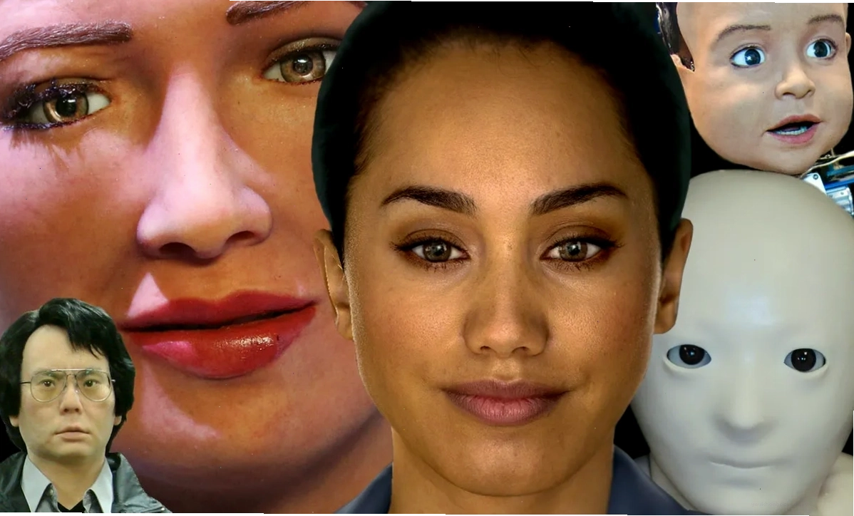 Các robot humanoid với mức độ giống người khác nhau, minh họa cho khái niệm Uncanny Valley