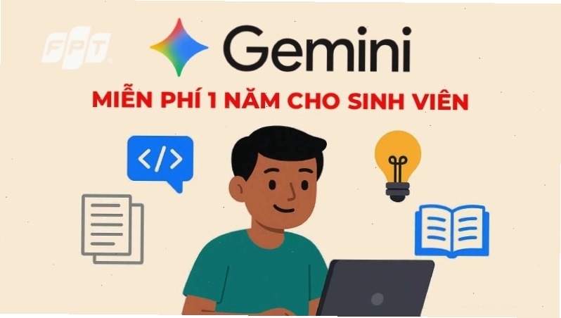 Cách đăng ký gói Gemini 1 năm miễn phí cho sinh viên