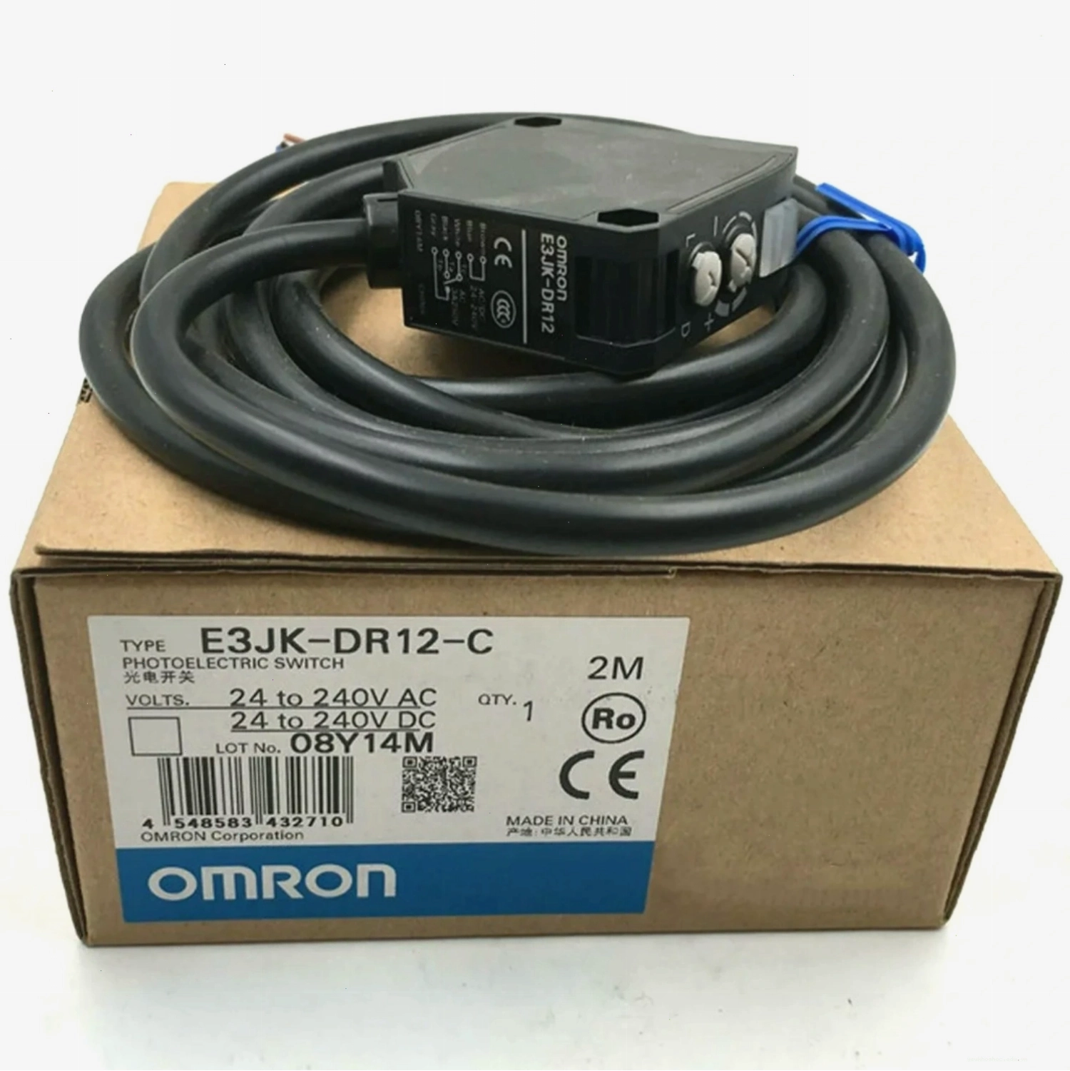 Cảm biến quang Omron E3JK-DR12-C