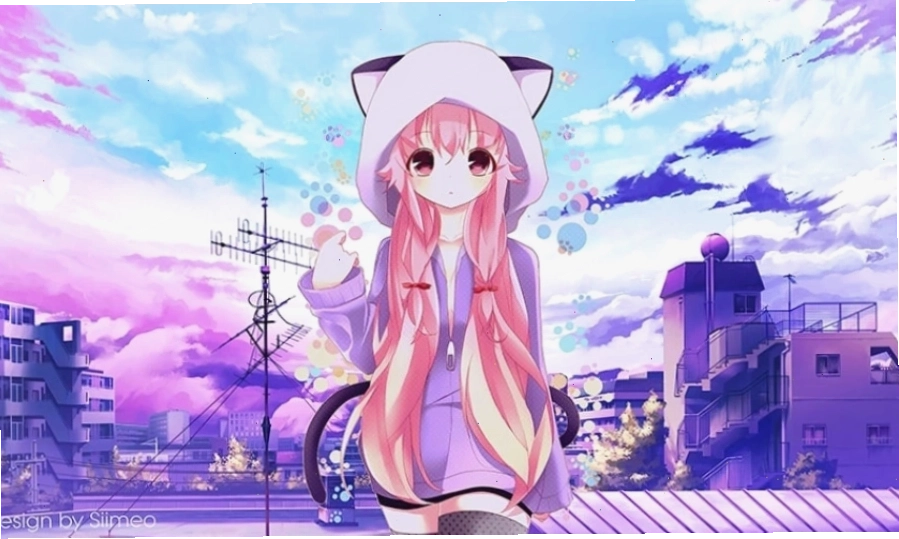 Cảnh Anime 3D về khu vườn cổ tích tràn ngập sắc hoa