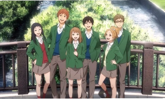 Cảnh phim anime Kỳ Tích Màu Cam