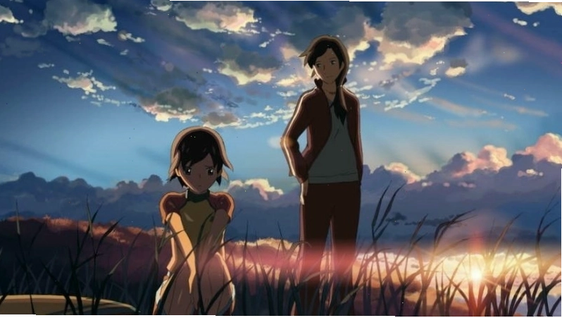 Cảnh phim lãng mạn trong 5 Centimeters Per Second