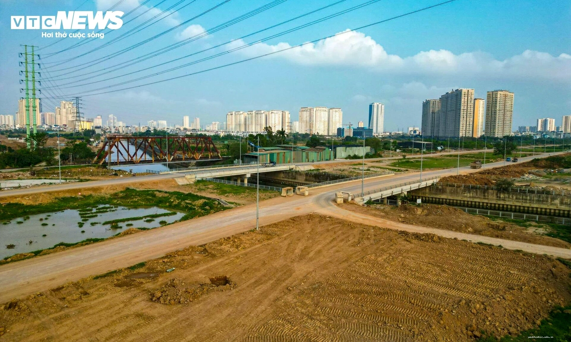 Cảnh quan công trường dự án