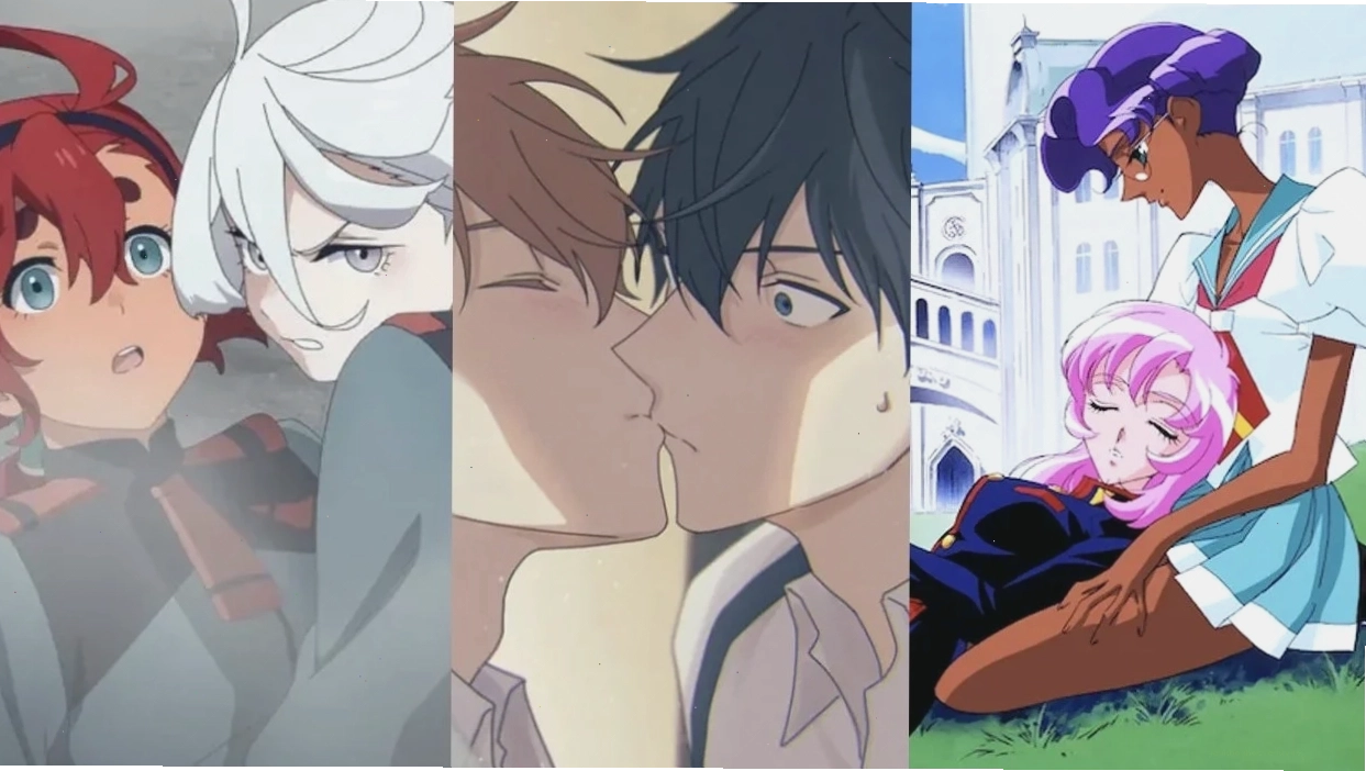 Cặp đôi anime boys love đang có khoảnh khắc lãng mạn