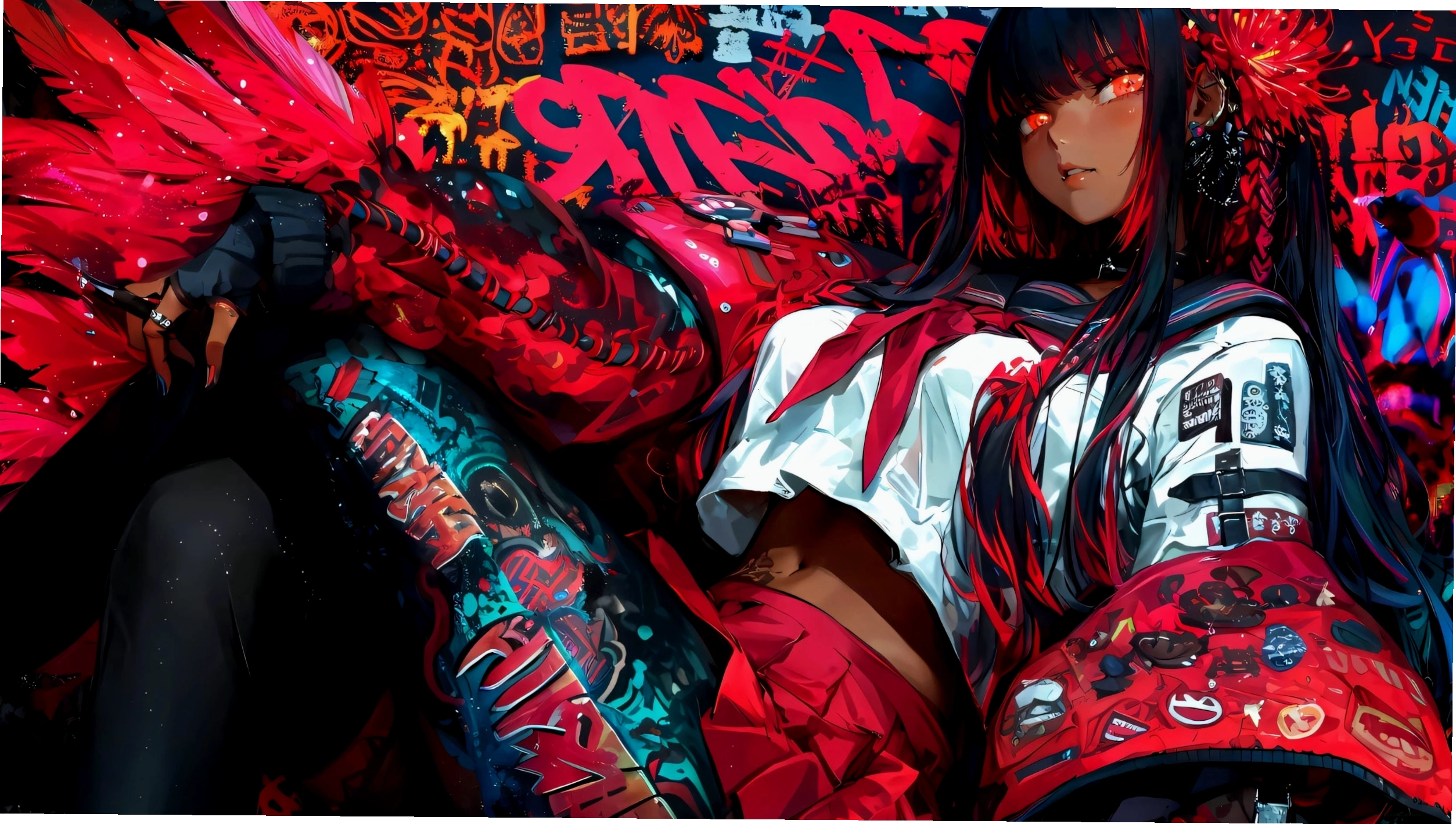 Chàng trai anime nhìn ra cửa sổ đầy suy tư