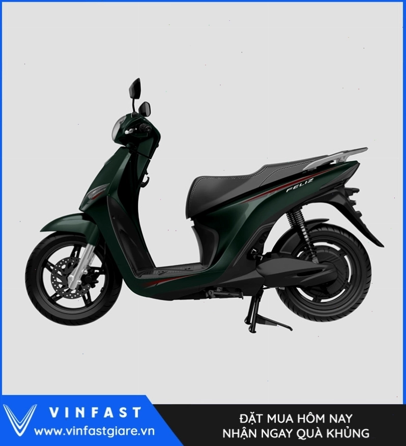 Chi tiết phần yên xe và đèn hậu VinFast Feliz