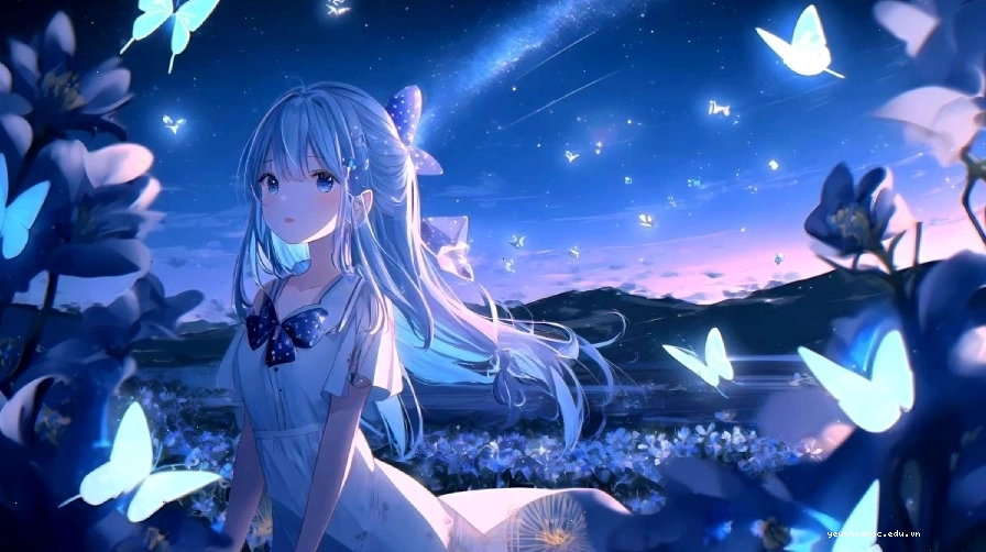 Cô gái anime với phong cách ngầu và trang phục ấn tượng