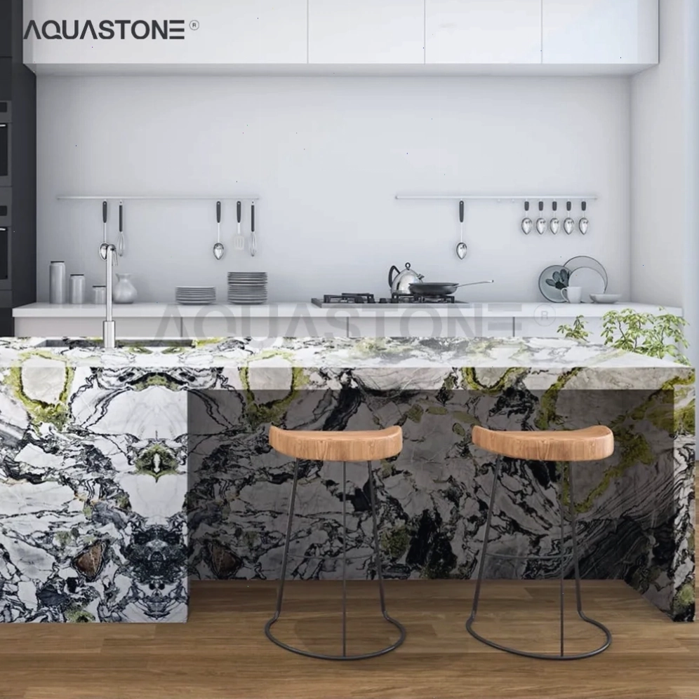 Đá Marble Ice Green với vân xanh độc đáo