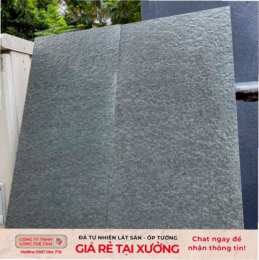 Đá sa thạch xanh với các đường vân tự nhiên