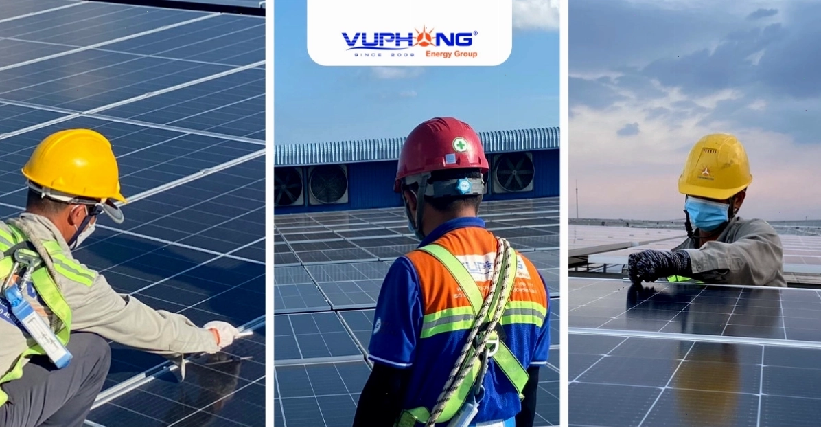 Đảm bảo an toàn lao động tại công trình điện mặt trời